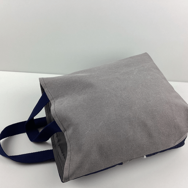 Tote bag Sashiko patchwork Marine 