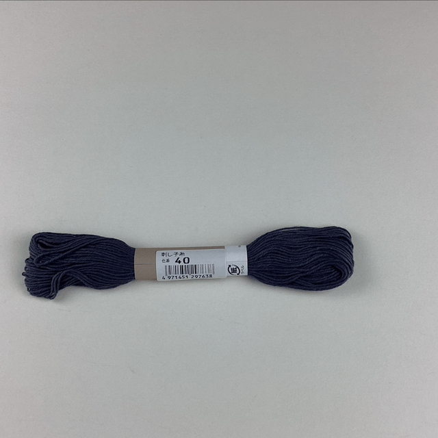 Fil Sashiko Gris foncé 20 M