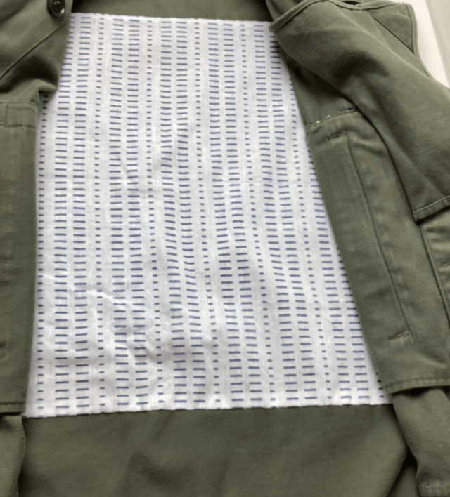 Veste brodée sashiko