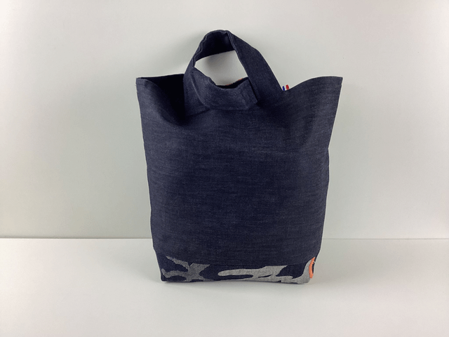 Tote bag sashiko denim