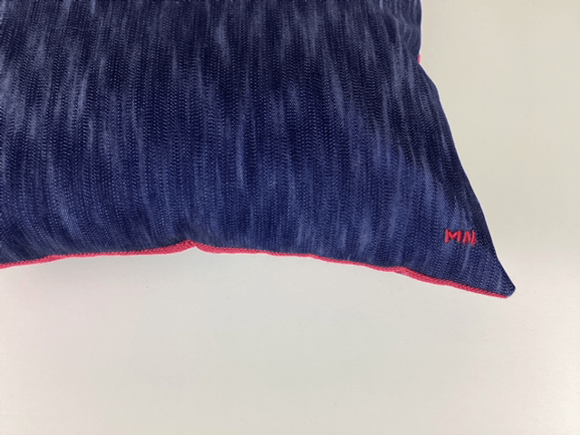 Coussin Jacquard Mina Fuchsia