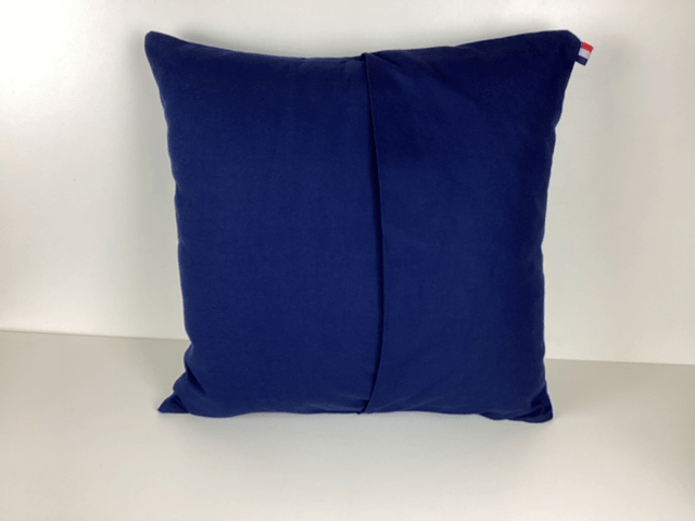 Coussin Jacquard Mina Bleu majorelle 