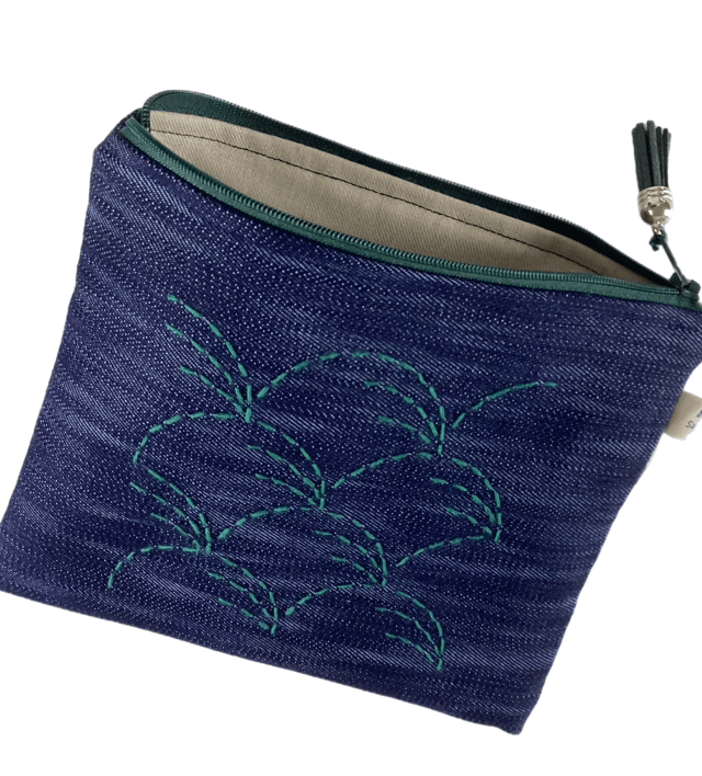 Fil sashiko Vert bouteille 20 M