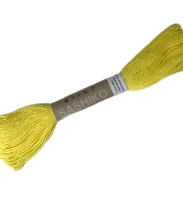 Fil sashiko jaune poussin 20 M