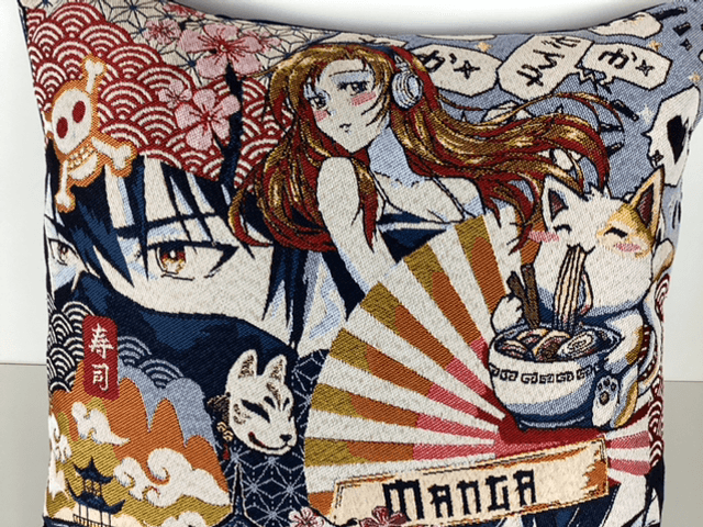 Coussin Jacquard Tokyo