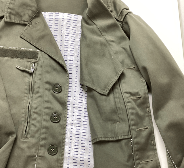 Veste sashiko Seigaiha 