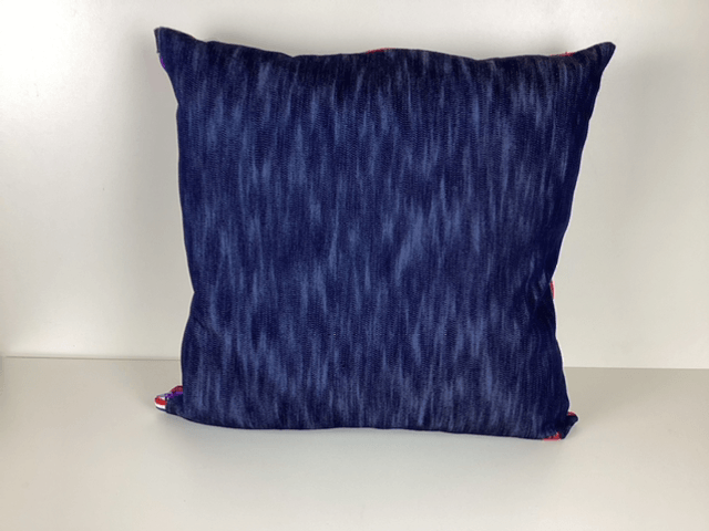 Coussin Jacquard Mina Fuchsia
