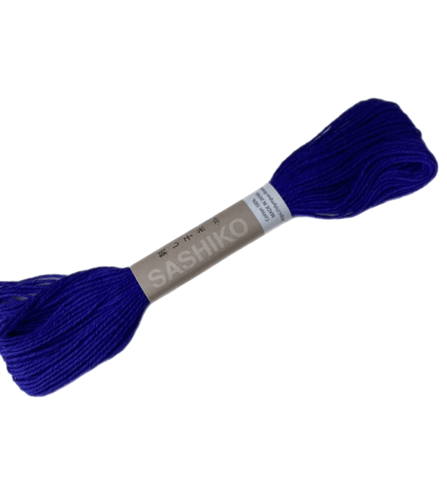 Fil sashiko Bleu roi 20 M