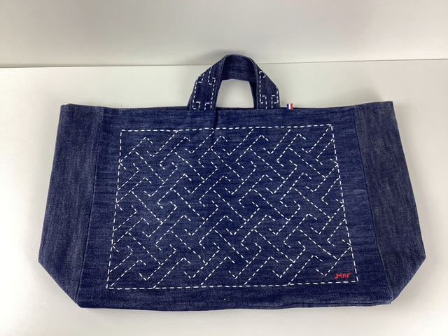 Grand cabas T en jeans