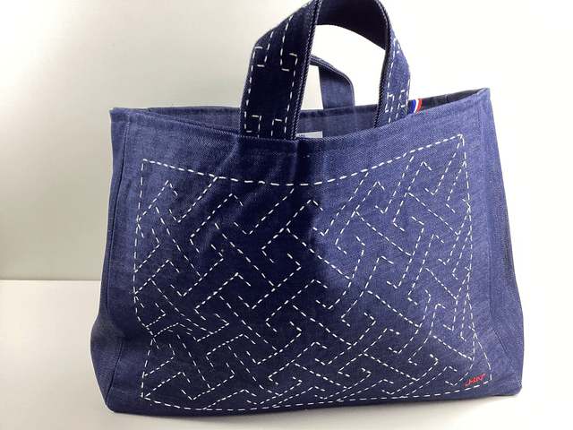 Grand cabas T en jeans