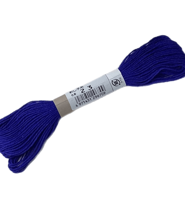 Fil sashiko Bleu roi 20 M
