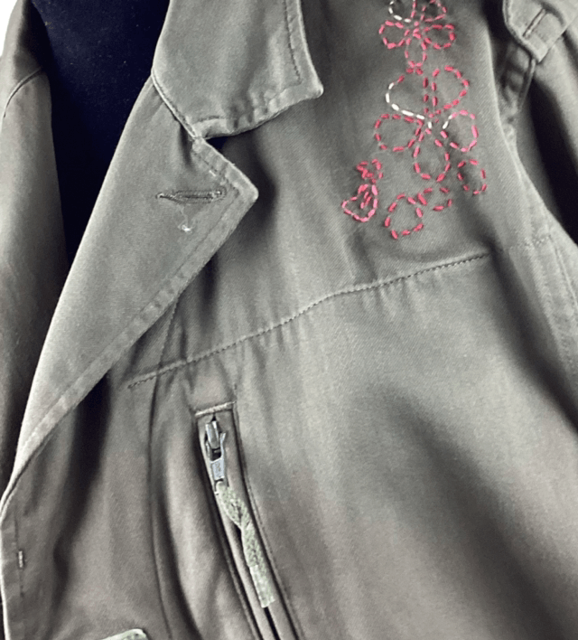 Veste brodée Sakura