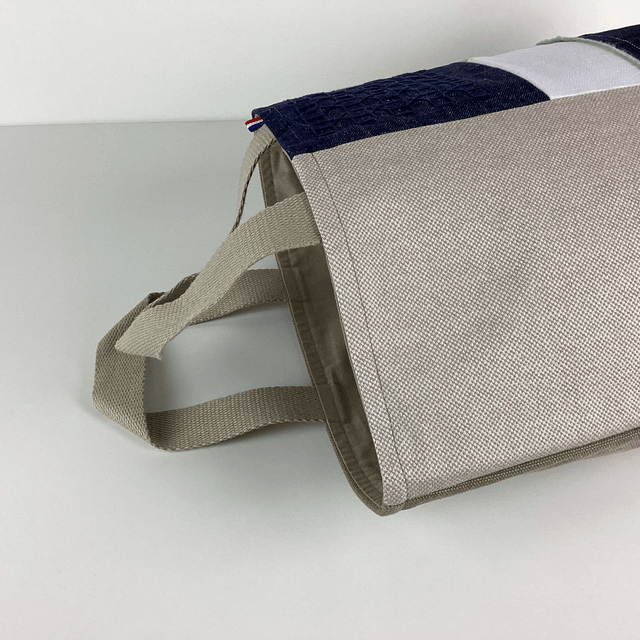 Tote bag Sashiko Patchwork Beige