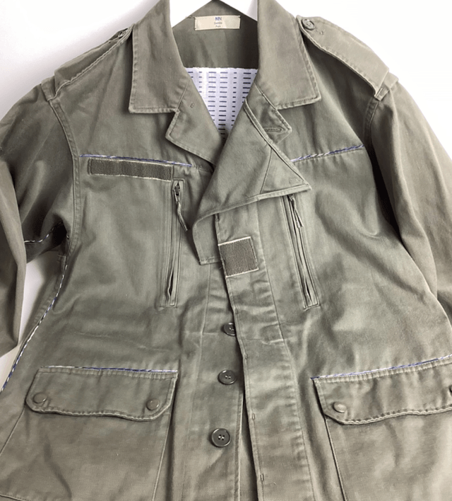 Veste brodée sashiko