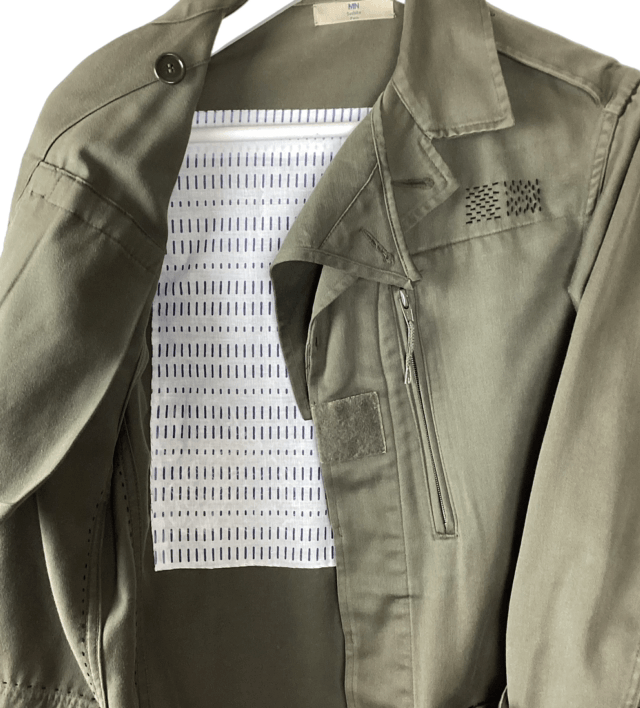 Veste brodée Kitsuné