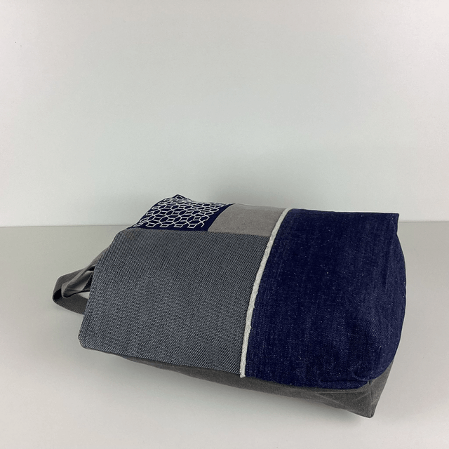Tote bag Sashiko Patchwork Marine 