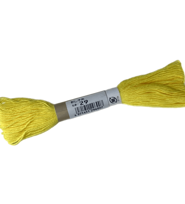 Fil sashiko jaune poussin 20 M