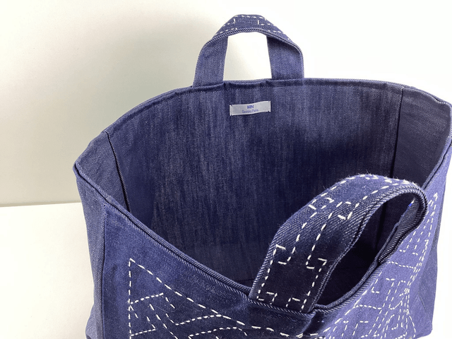 Grand cabas T en jeans