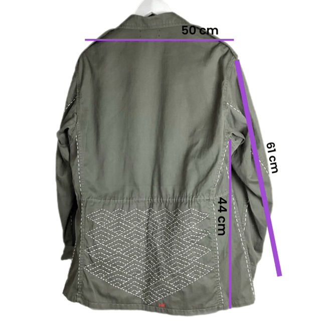 Veste brodée Hishi Seigaiha