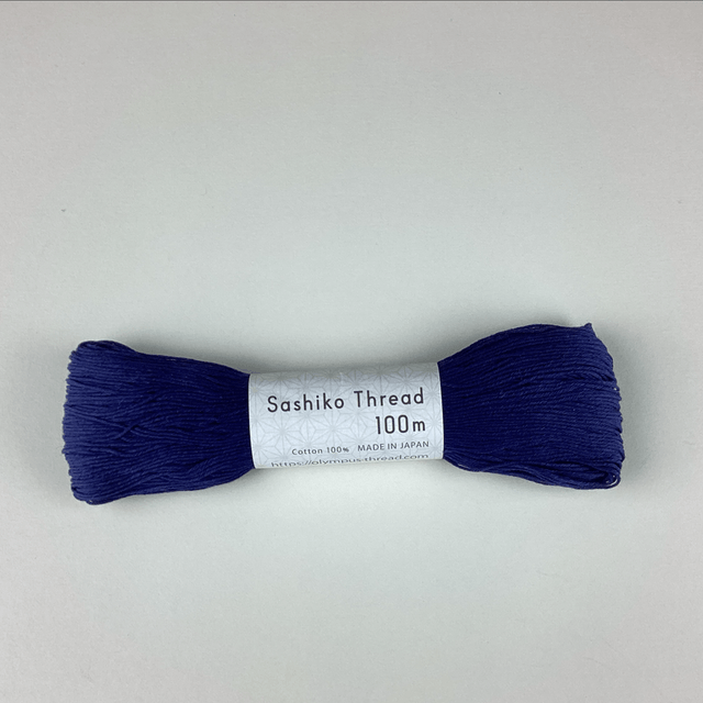 Fil Sashiko bleu marine 100 M
