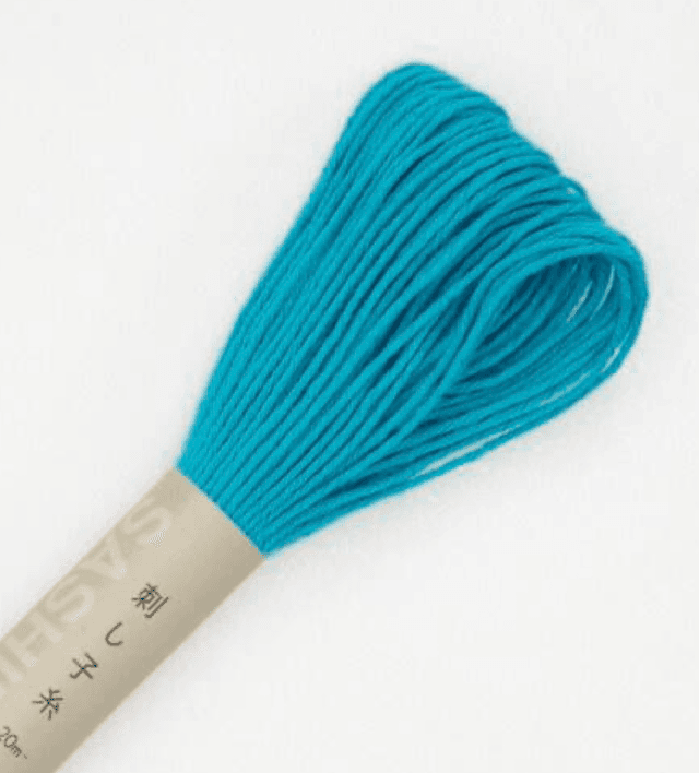 Fil Sashiko Turquoise 20 M