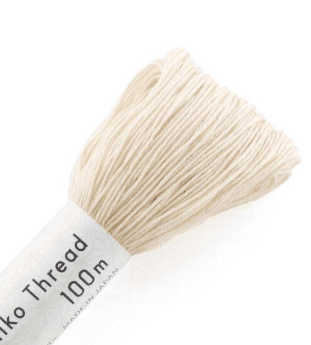 Fil Sashiko crème 100 M