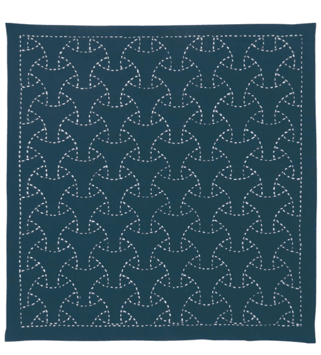 Kit Hana-Fukin sashiko Maru Bishamon