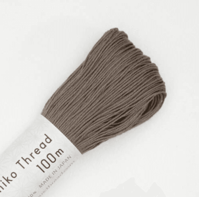 Fil Sashiko taupe 100 M