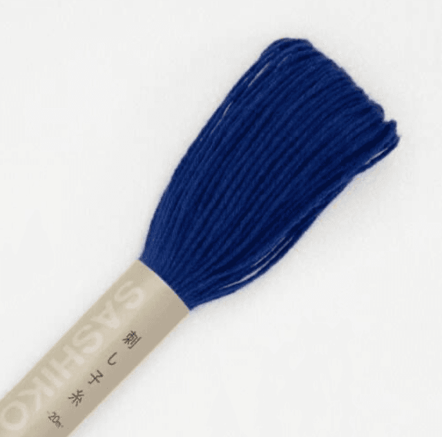 Fil Sashiko bleu  20 M